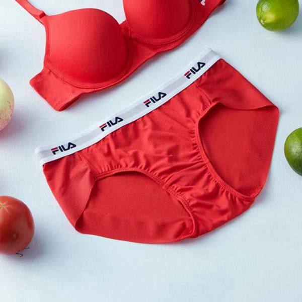 Fila Outfit 3 Women's Briefs - Red,NZ 725-86092